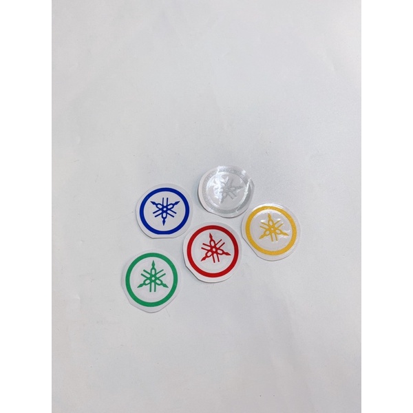 Tem logo biểu tượng Yamaha phản quang 4.1cm, dán trang trí xe máy cao cấp