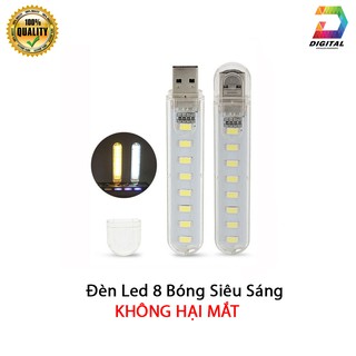 Đèn Led Mini 8 Bóng Siêu Sáng Cổng USB