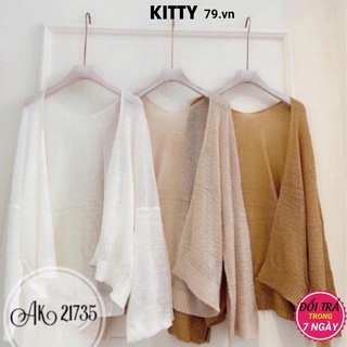 Áo khoác nữ len mỏng , áo khoác nữ