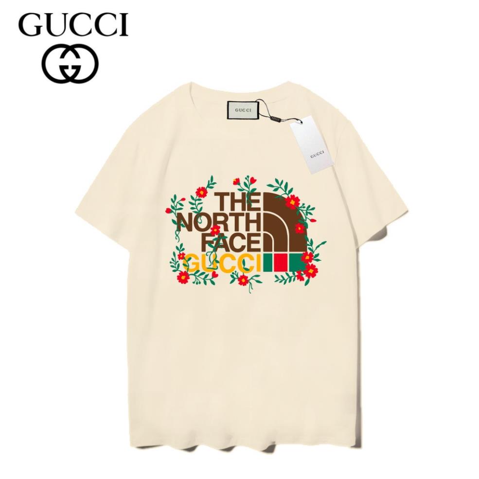 Áo Thun Tay Ngắn Chất Liệu cotton In Họa Tiết Gucci Thời Trang Cho Nam Nữ !