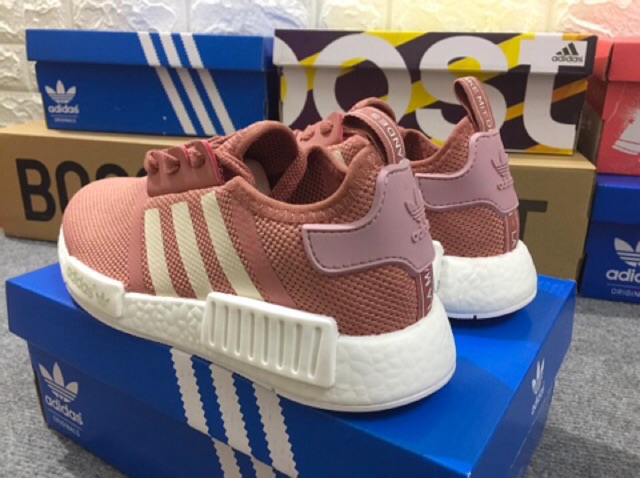 [Xả Kho] (Video cận cảnh) Giày Sneaker NMD Raw Pink uy tin < : _