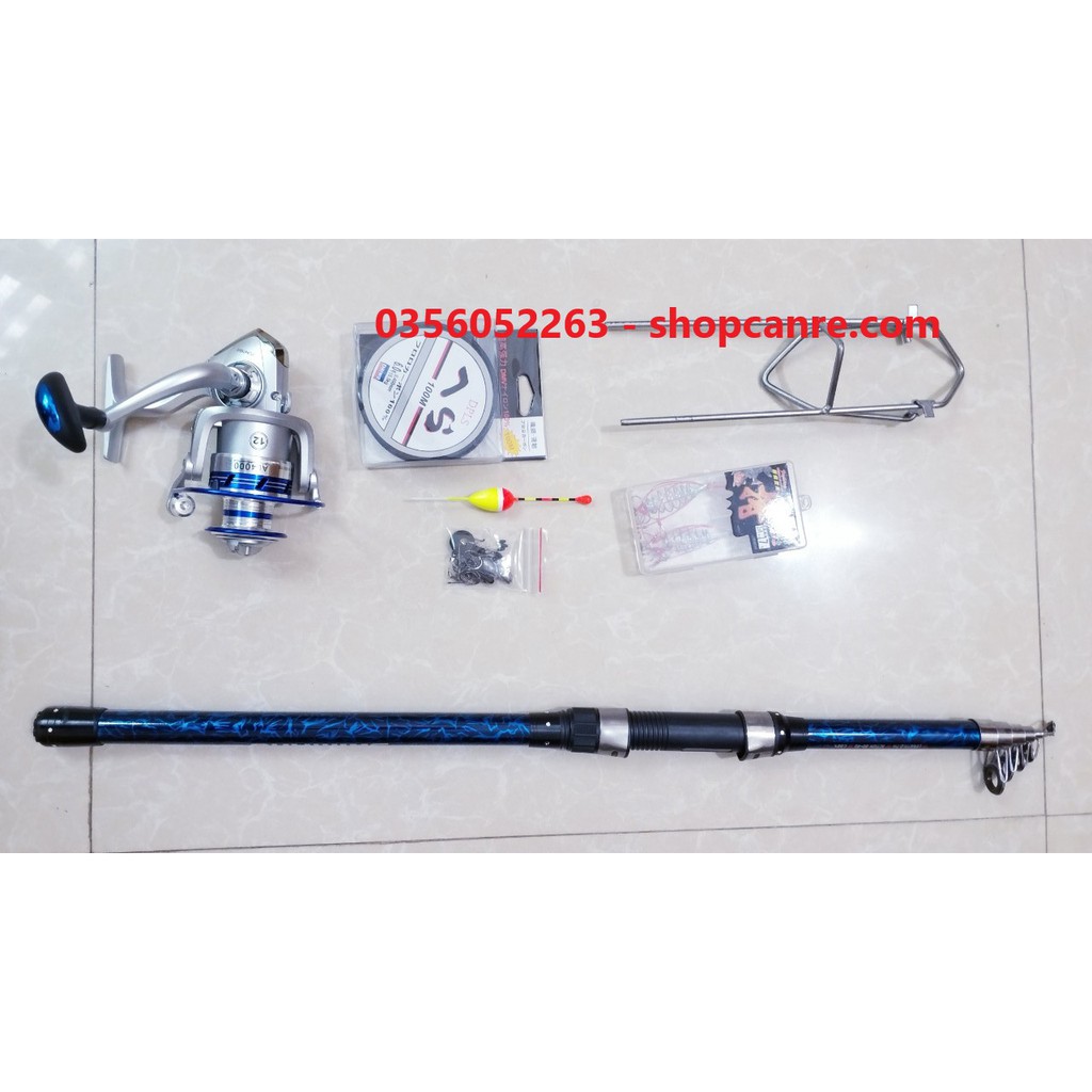 Bộ cần câu máy rút gọn SHIMANO rẻ vô địch