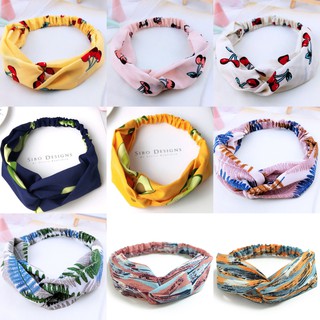Turban cài tóc vải kiểu Hàn Quốc nhiều màu sắc kiểu dáng năng động T08