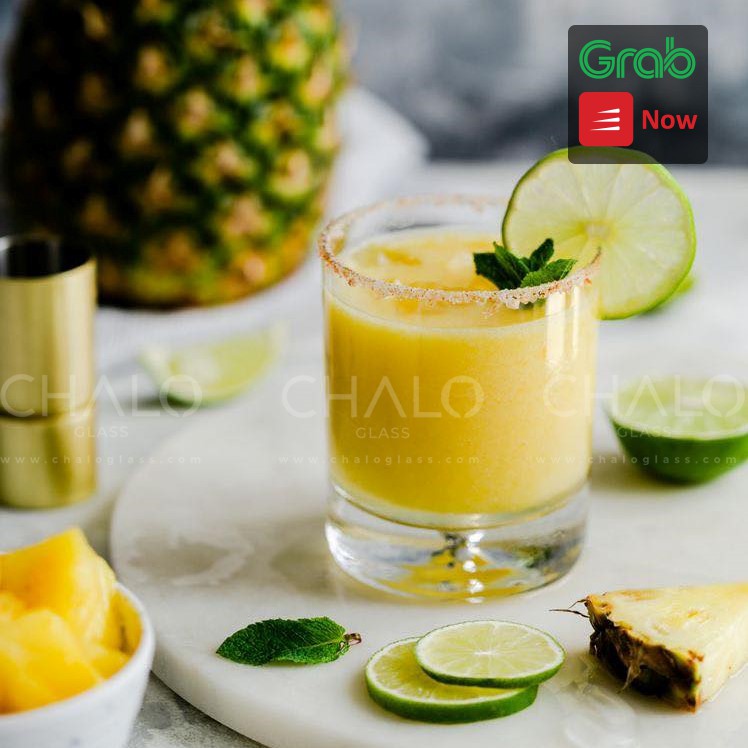 [Made in Thailand] Cốc thủy tinh tròn đáy xoáy Union Glass - UG396 - 210ml (Bộ 06 cốc)