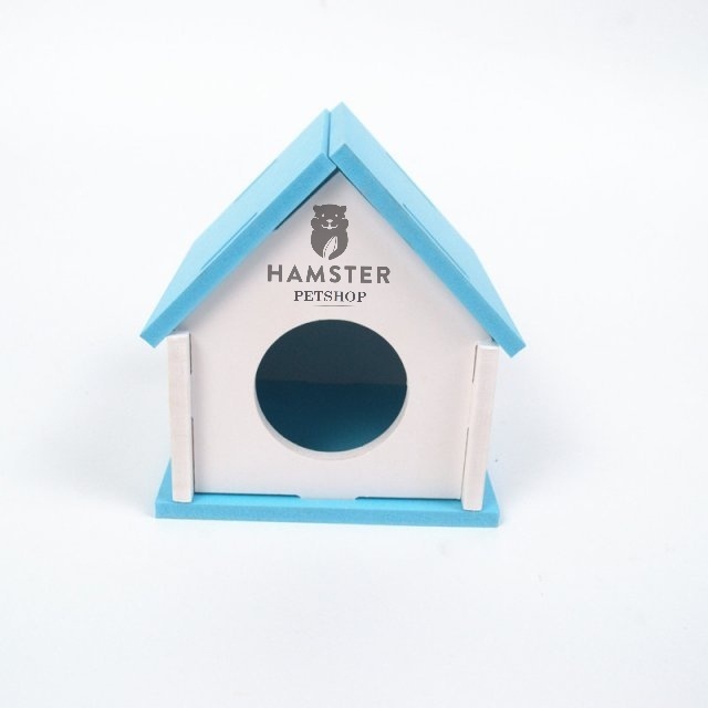 [Mã PET50K giảm Giảm 10% - Tối đa 50K đơn từ 250K] Nhà ngủ gỗ cho Hamster, sóc