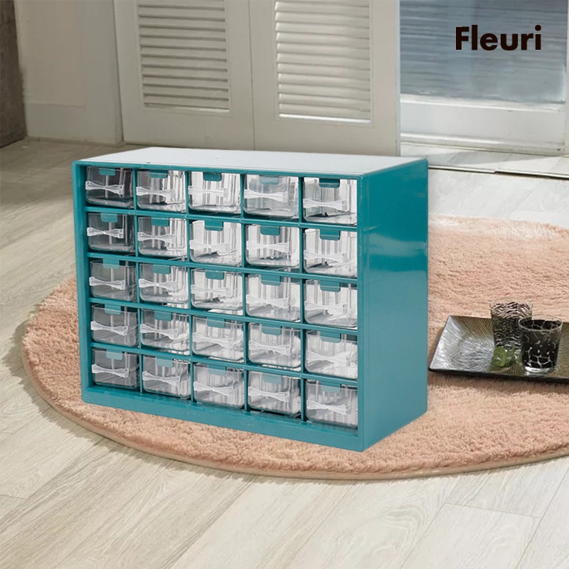 Hộp Đựng Ốc Vít 25 Ngăn Kéo Tủ Tiện Dụng Cho Gia Đình