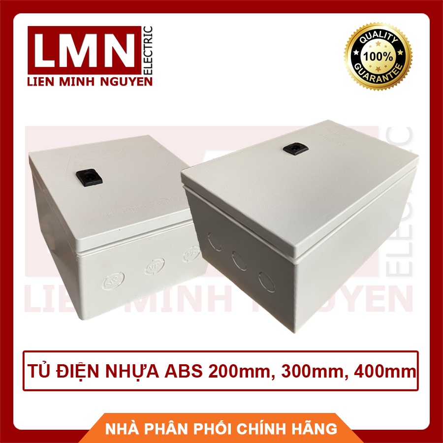 Tủ Điện Nhựa ABS Kích Thước 200mm, 300mm, 400mm - Hàng Việt Nam, Chất Lượng Cao