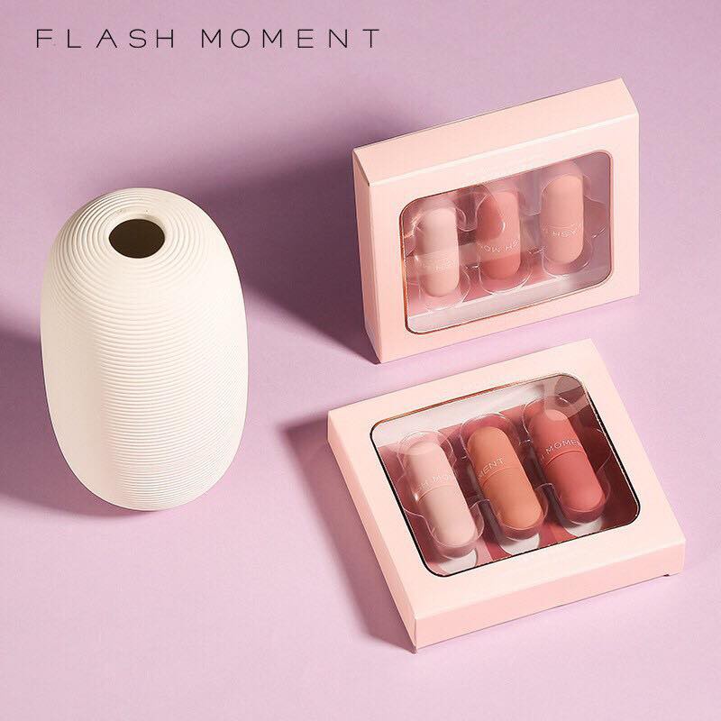 Son flash moment set 3 cây mini nhỏ gọn