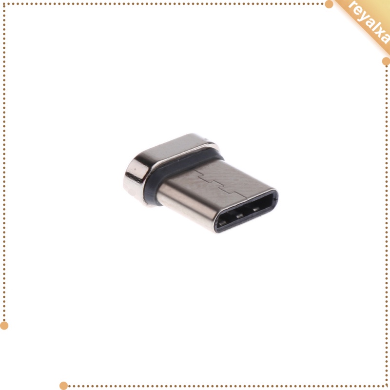 Aluminum USB Type C Magnetic Tip Convert Connector for Samsung Galaxy S8 NEW MacBook Laptop Silver