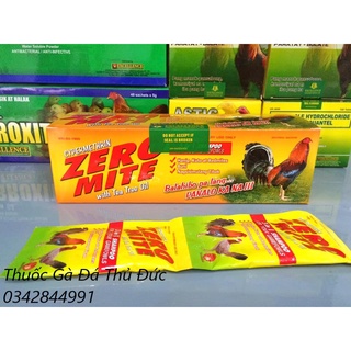 Xà bông tắm gà Zeromite Philippines, 1 hộp 24 gói.
