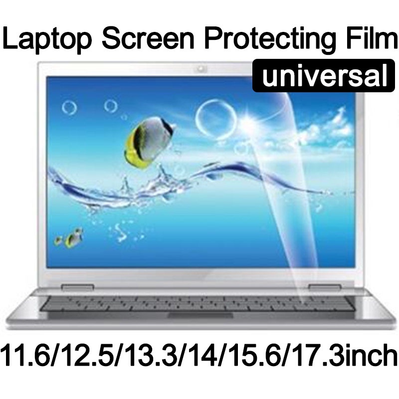 Set 2 Miếng Dán Bảo Vệ Màn Hình Laptop Lenovo 13 14 15inch Dell Kèm Kính Cường Lực