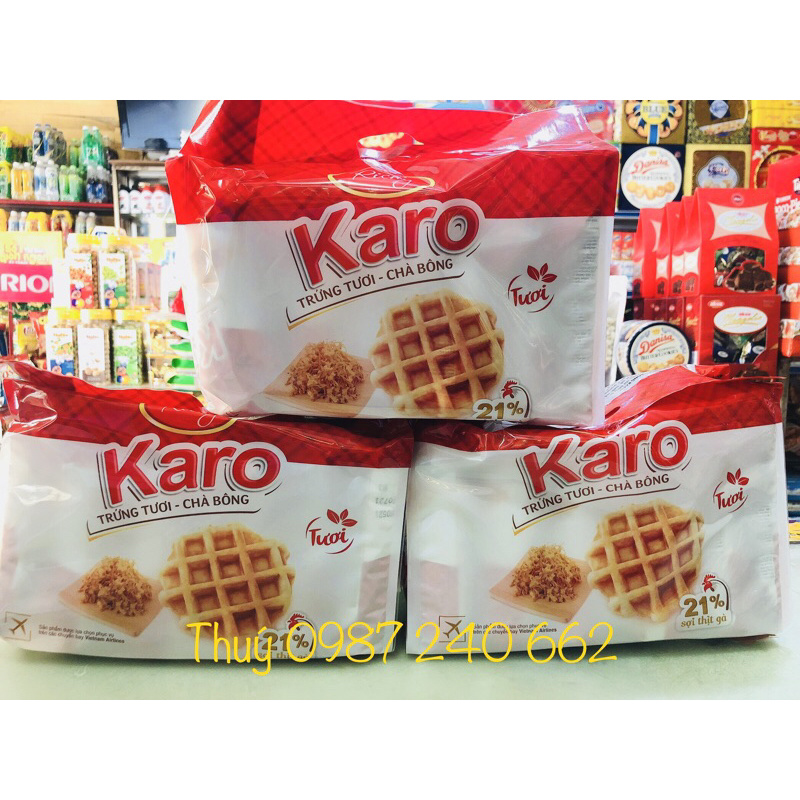 Gói 6 Bánh trứng tươi chà bông Karo Richy