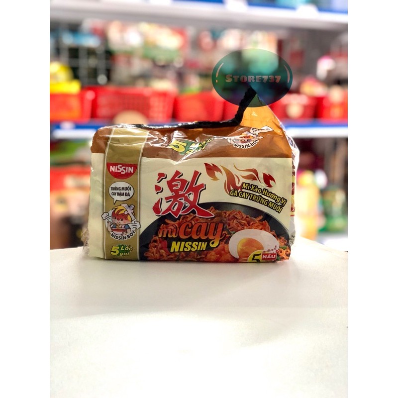 Mì Nissin trứng muối phomai lốc 5 gói/70gr | BigBuy360 - bigbuy360.vn