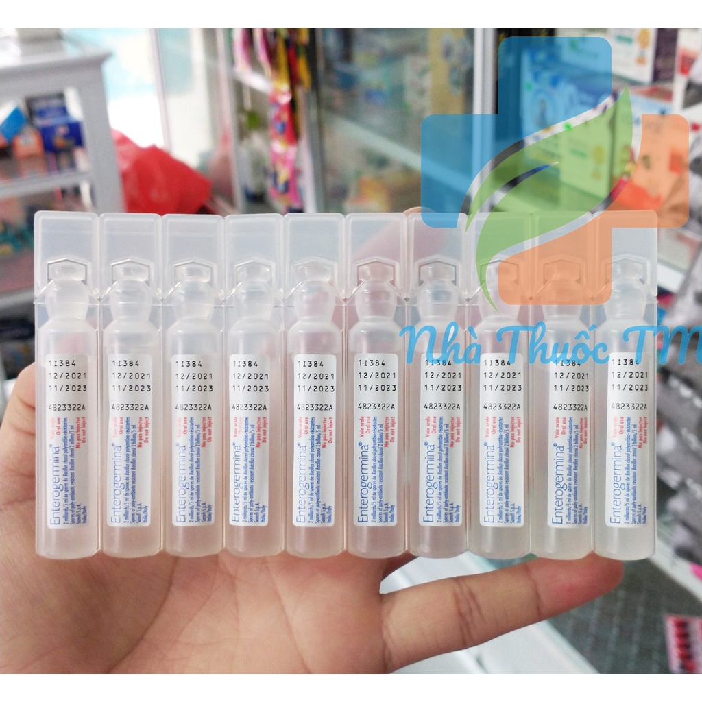 Men Vi Sinh Enterogermina, Giảm Rối Loạn Khuẩn Ruột, Tiêu Hoá Kém Hộp 20 Ống