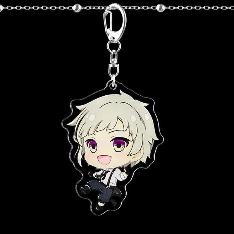 ( new ) Móc khóa Bungou Stray Dogs Văn hào lưu lạc mica trong acrylic ver mới quà tặng xinh xắn dễ thương anime chibi