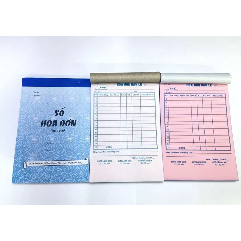 Sổ hóa đơn 2 liên dày - 50 Bộ