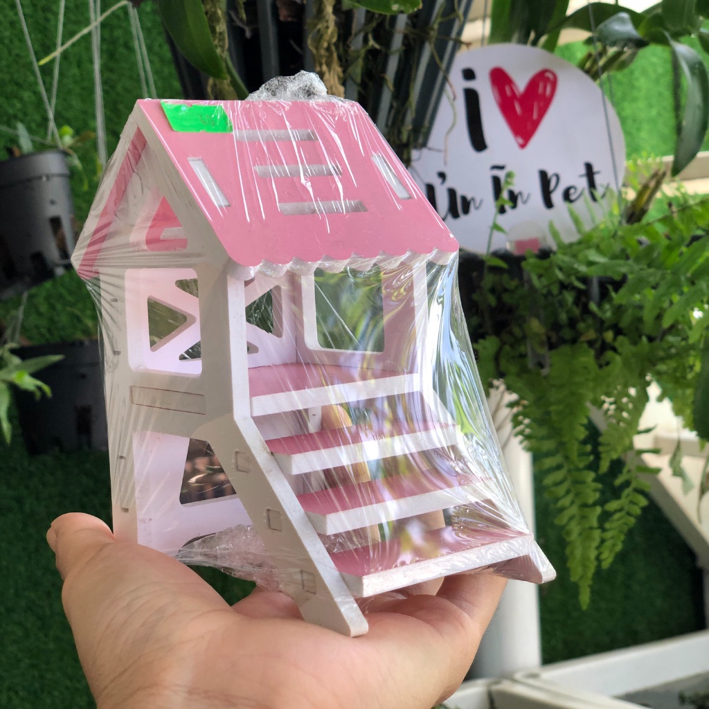 Nhà ngủ XỐP NHÀ SÀN NHỎ cho hamster, sóc, bọ, nhím, thú nhỏ