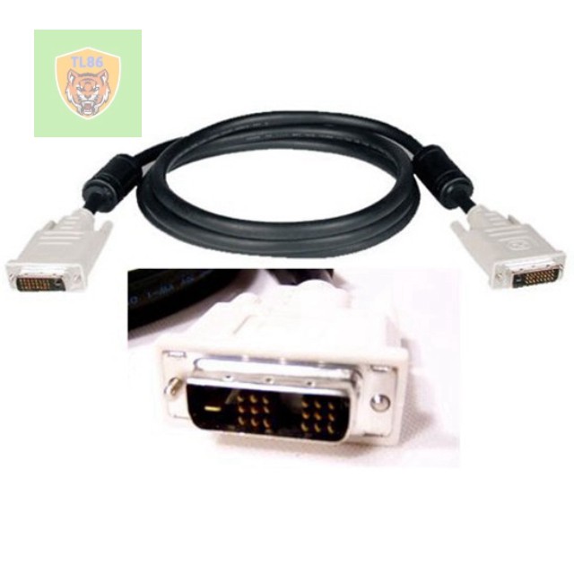 Dây cáp dvi 1.5m tròn đen 18+1 .