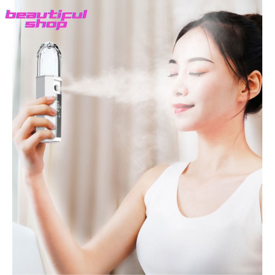 Máy phun sương,máy xông hơi mặt kiêm sạc dự phòng mini giữ ẩm | BigBuy360 - bigbuy360.vn