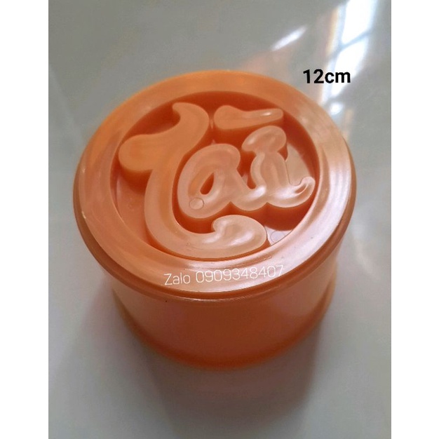 Khuôn Xôi Tròn 12cm Chữ Tài