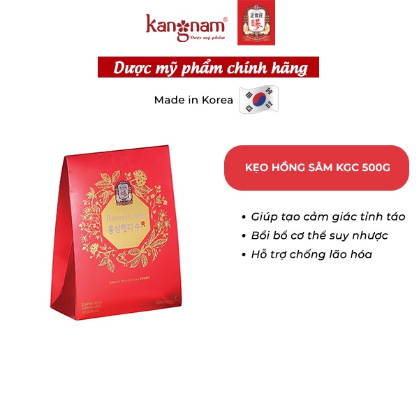 Kẹo Hồng Sâm Có Đường KGC Cheong Kwan Chang Renesse 500G