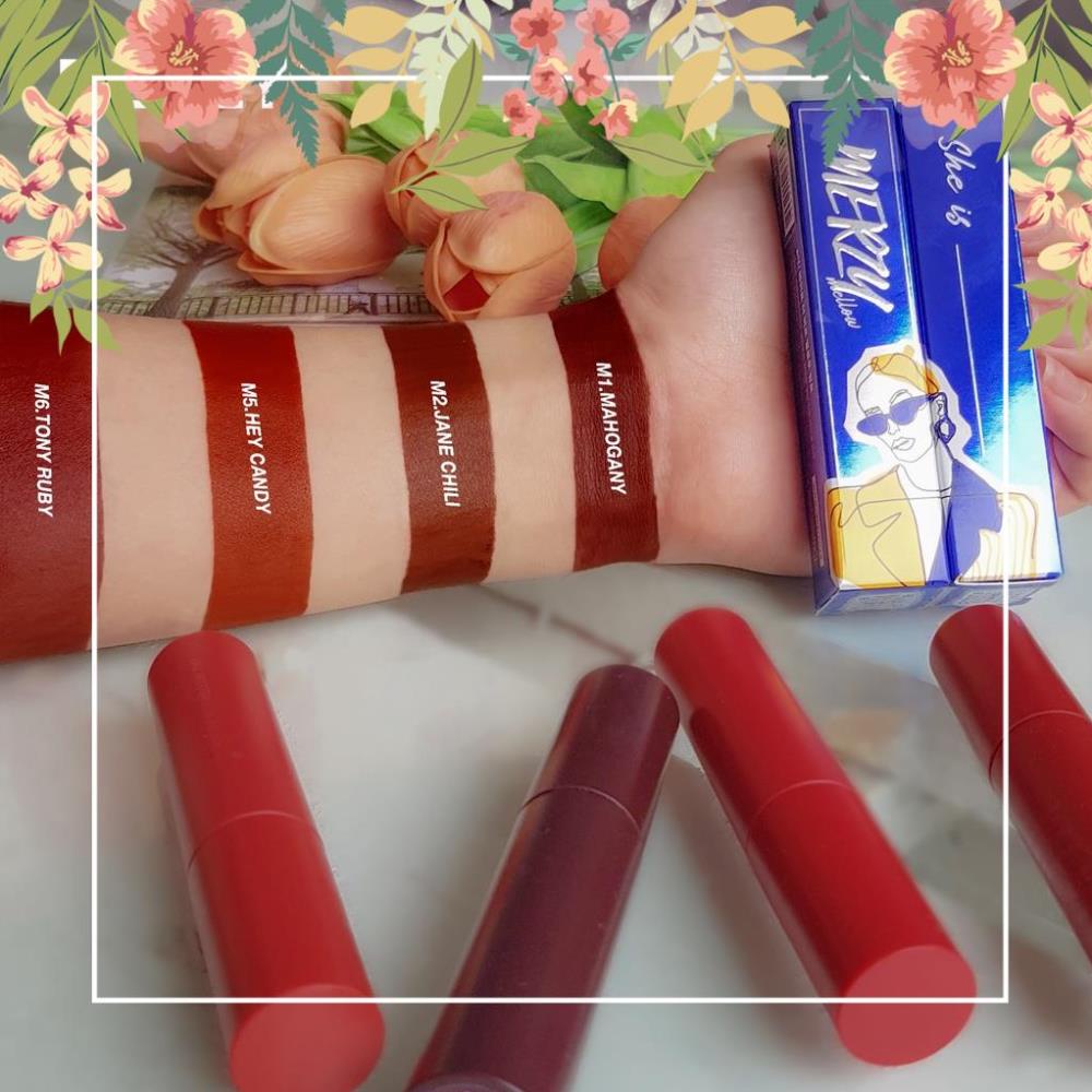 [FREESHIP] Son kem lì Merzy Bite The Beat Mellow Tint 4g cao cấp chính hãng | BigBuy360 - bigbuy360.vn