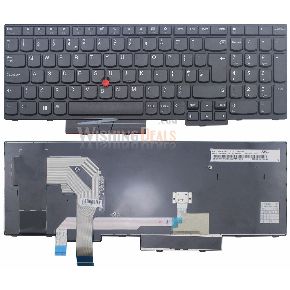 Bàn phím laptop Lenovo Thinkpad T570 P51S