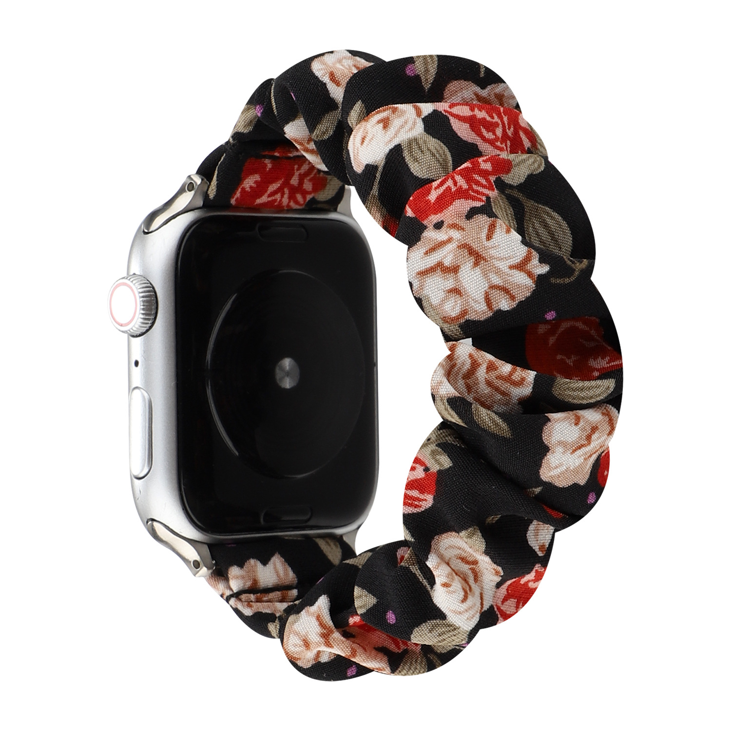 Dây Vải Cột Đồng Hồ Apple Watch Series 5 4 3 2 38mm 40mm 42mm 44mm In Họa Tiết Hoa / Da Báo