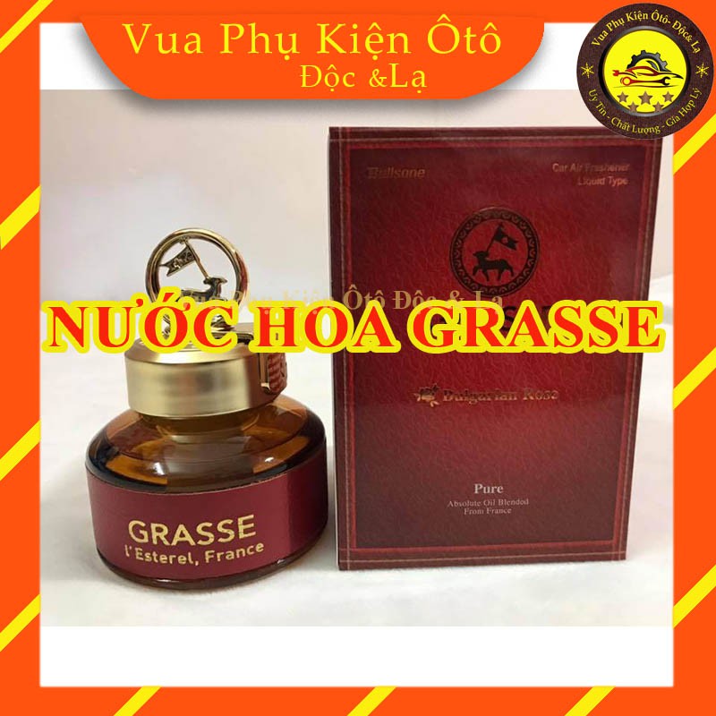 [Mã LIFEAU5SALE giảm 20k đơn 50k] Nước hoa ô tô Grasse Bullsone Korea 110ml - Nguyên liệu nhập trực tiếp tại Pháp