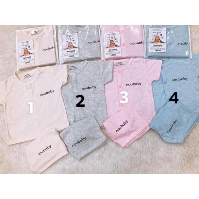 Bộ noubaby cotton siêu mát