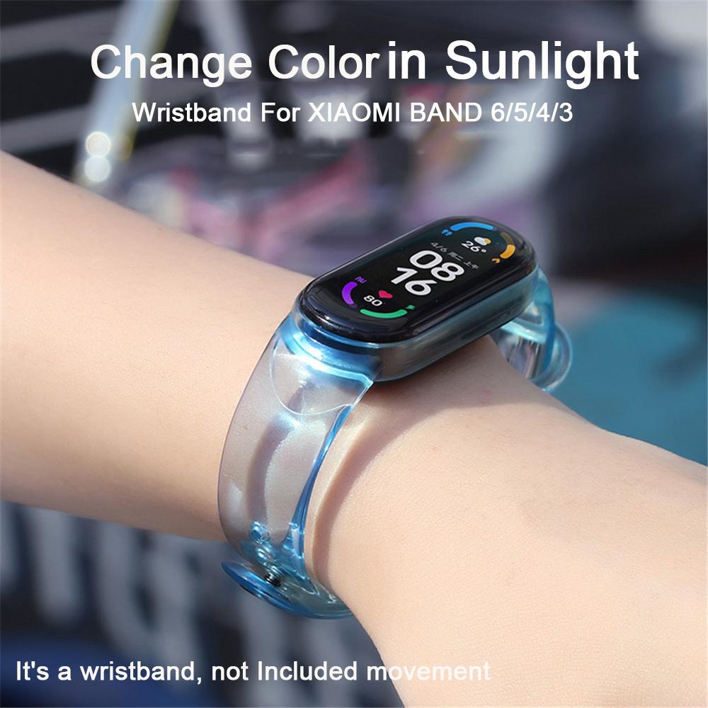 MYRONGVN Dây Đeo Silicon Cho Đồng Hồ Thông Minh XIAOMI Band 6 5 4 3
