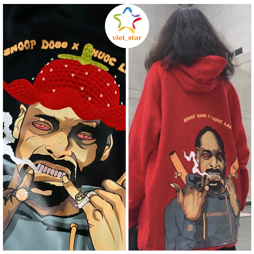 Áo Hoodie  Unisex Form Rộng VIETSTAR Áo Hoodie Nam Nữ T LÀO Chất Nỉ Ulzzang