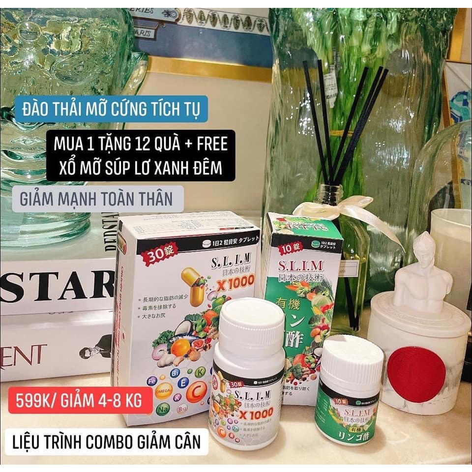 Giảm cân Slim & Fit nâng cơ mông (tặng kèm 12 món) hàng bao chuẩn cty 100%