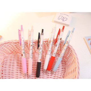 Bút Bi Bấm Nhiều Hình Họa Tiết Dễ Thương Ngòi 0.5mm 😍