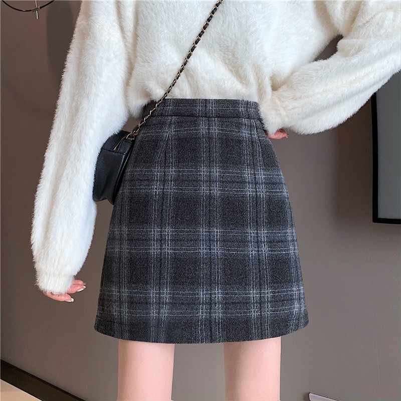 Chân Váy Ngắn Kẻ Sọc Caro Phong Cách Retro Xinh Xắn Cho Phụ Nữ | BigBuy360 - bigbuy360.vn