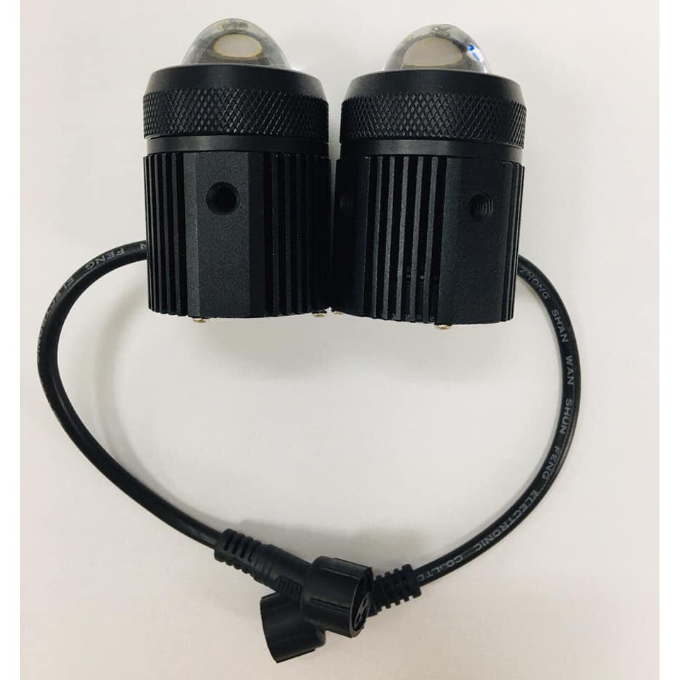 Trợ sáng mini Driving light sáng vàng trắng 2 chức năng Giá 1 Cái