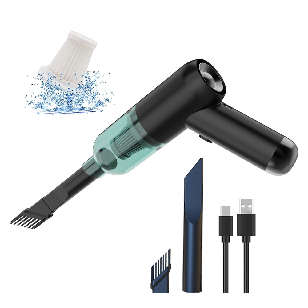 Máy Hút Bụi Mini Cầm Tay Đa Năng Có Giác Hút Mạnh Dùng Trong Xe Hơi / Giường Ngủ