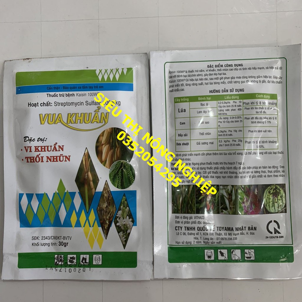 Thuốc trừ vi khuẩn - đặc trị thối lá thối nhũn