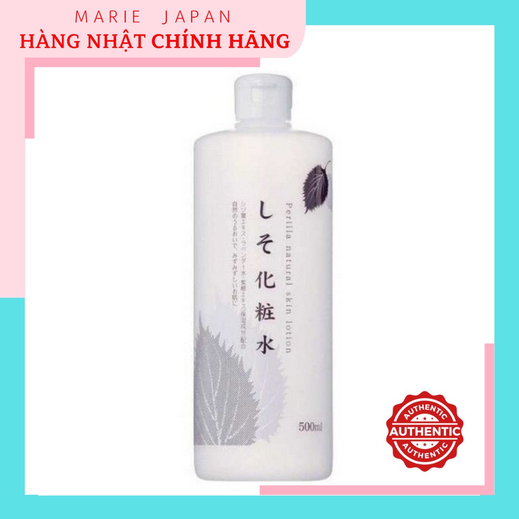 Toner nước hoa hồng tía tô dưỡng sáng se lỗ chân lông 500ml Nhật Bản