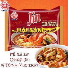 Mì Jin Hải Sản Vị Tôm Mực Ottogi 120g | BigBuy360 - bigbuy360.vn