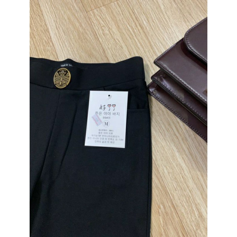 QUẦN LEGGING LỬNG NGỐ UMI HÀN SIÊU CO GIÃN (mặt chữ hoạ tiết) | BigBuy360 - bigbuy360.vn