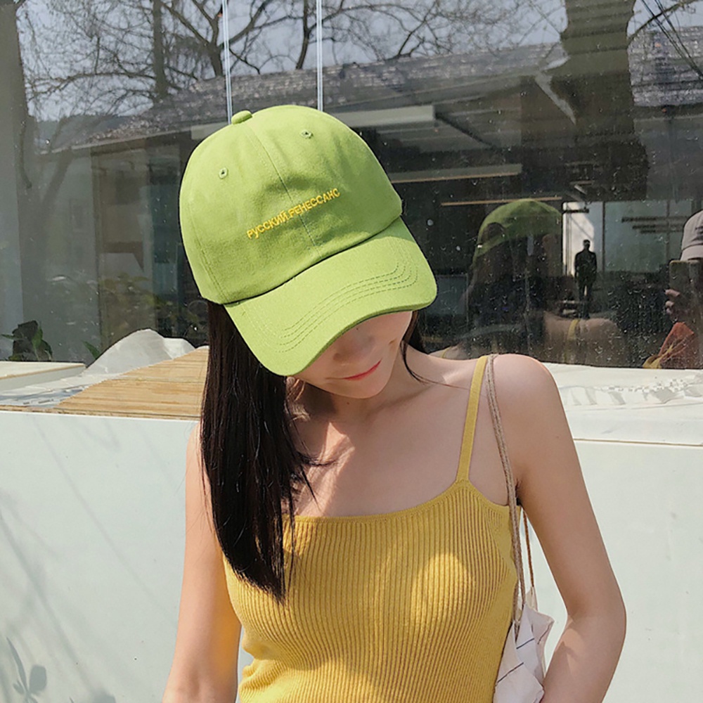 Mũ Lưỡi Trai Thêu Chữ Phong Cách Hip Hop Hàn Quốc Thời Trang Cho Nữ