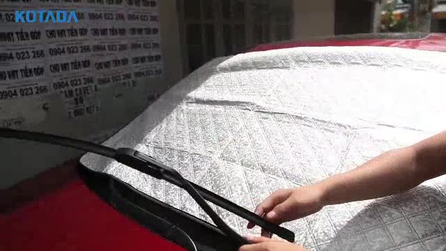 Tấm che nắng kính lái ô tô - Tấm chắn nắng ô tô loại dày có túi đựng | BigBuy360 - bigbuy360.vn