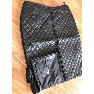 Chân váy da Massimo Dutti