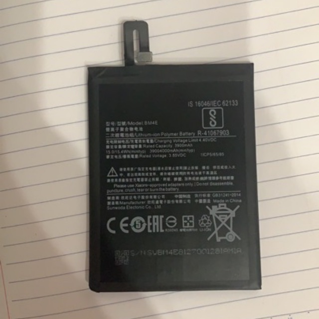 Pin thay thế cho Xiaomi Pocophone F1 (BM4E) 3900/4000 mAh