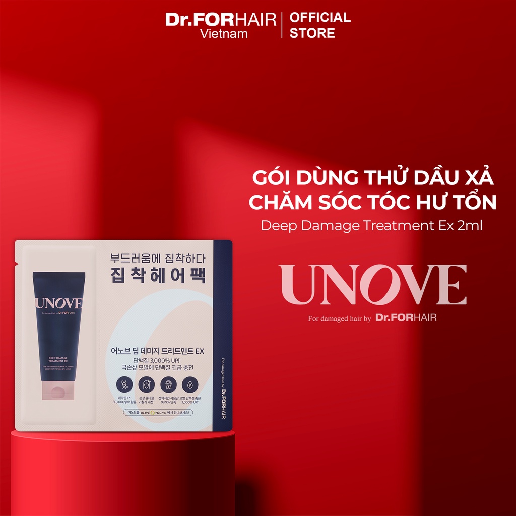 Combo gói dùng thử dầu gội tinh dưỡng ngăn gàu chống rụng tóc Dr.FORHAIR Hàn Quốc bất kì