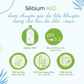[ Hàng Pháp] Nước Tẩy Trang Bioderma-100ml