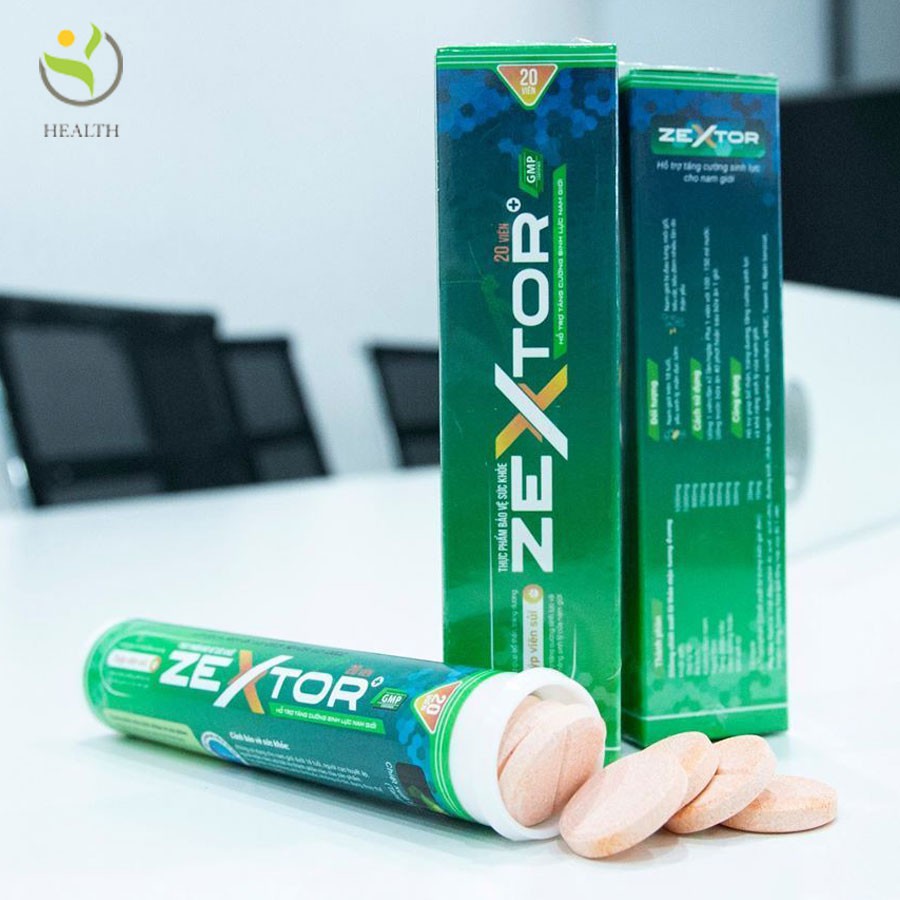 Viên sủi Zextor tăng cường sinh lý nam bổ thận tráng dương - Healthy Pharmacy