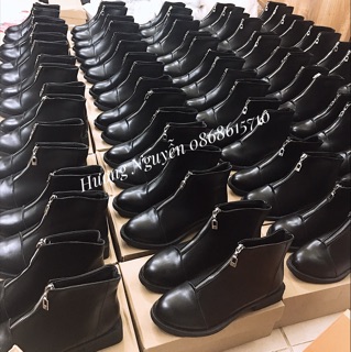 Bốt kéo khoá trước
