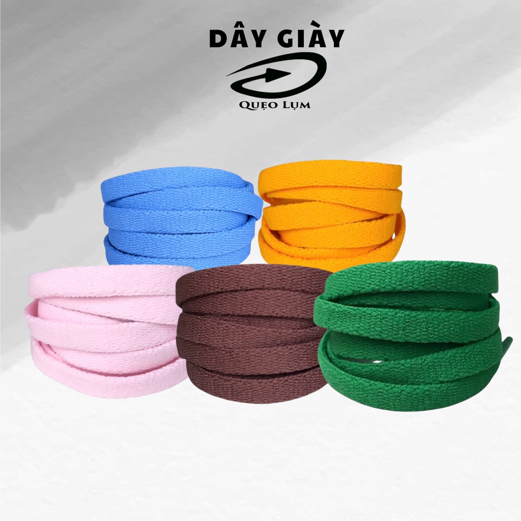 Dây Giày Thể Thao Bản Dẹp loại dày đẹp 120cm-160cm nhiều màu dùng thay thế cho giày thể thao...